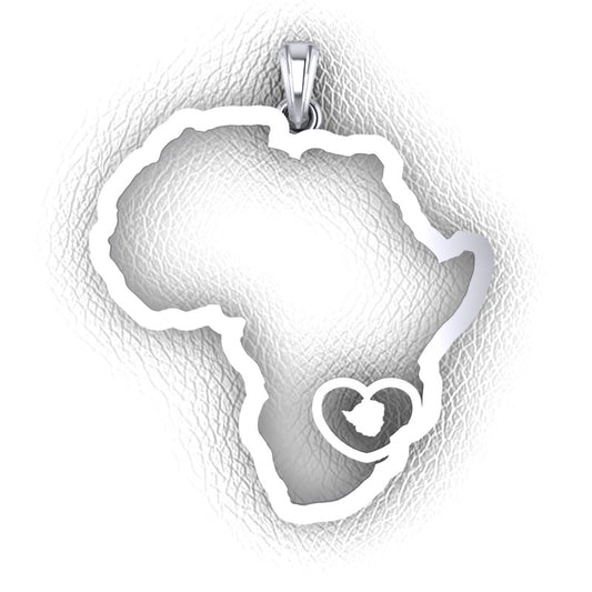 Zimbabwean Map Pendant. image 0