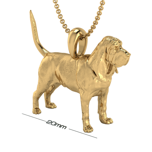 Silver dog pendant necklace with textured fur details on a chain, perfect accessory for dog lovers and jewellery enthusiasts worldwide, also available in solid gold. Made by Chris Simpson Designs in the United Kingdom.