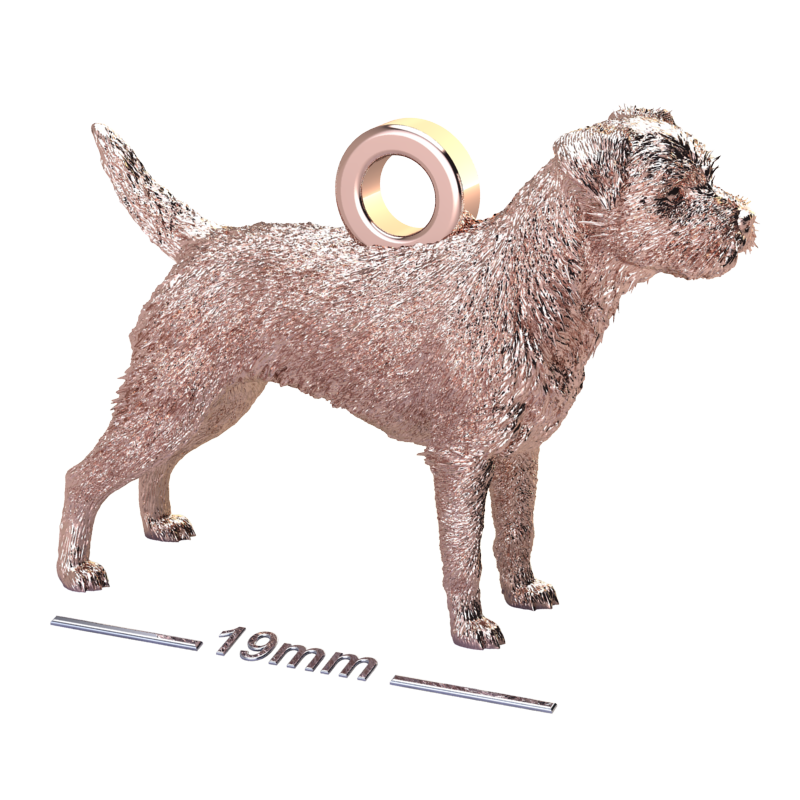 Border Terrier charm