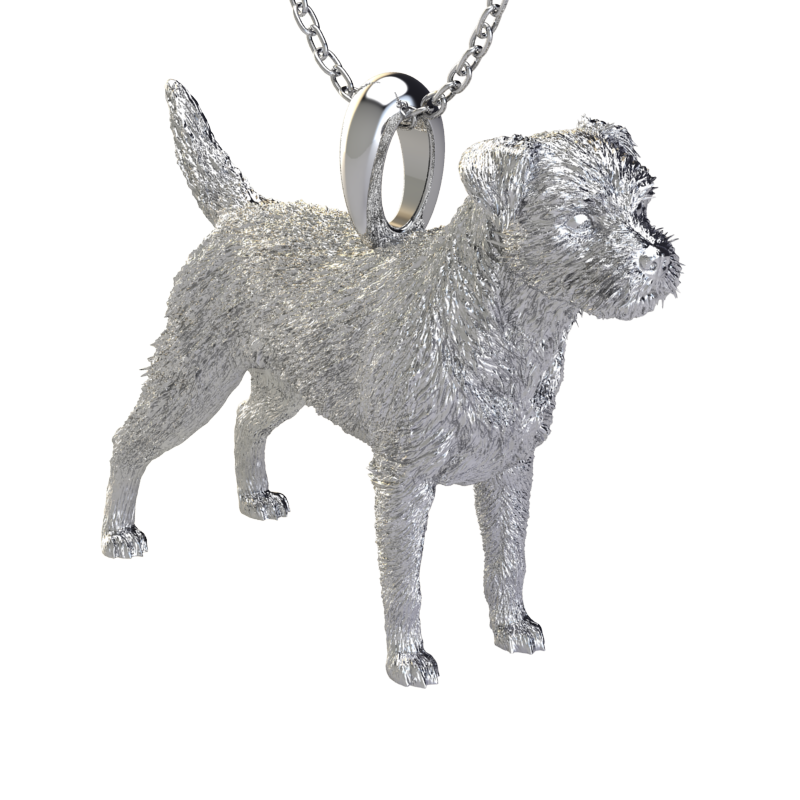 Border terrier pendant