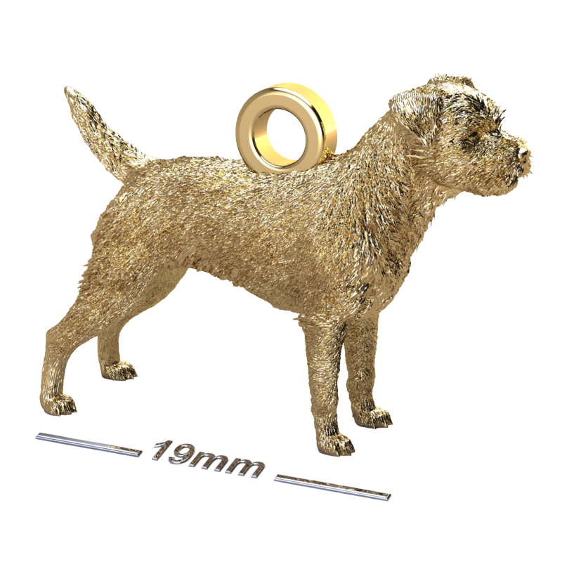 Border Terrier charm
