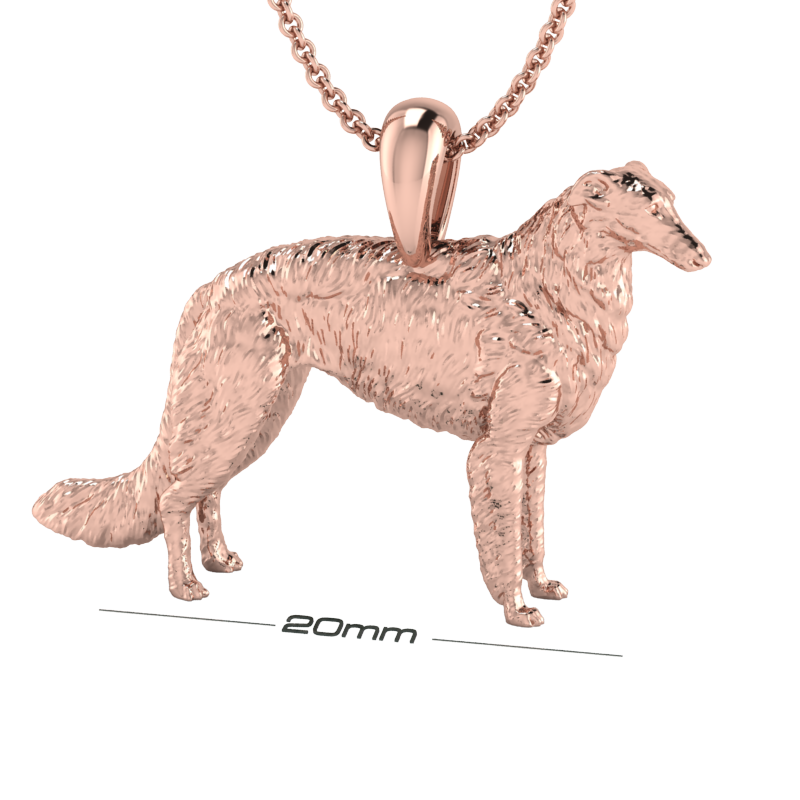 Borzoi pendant