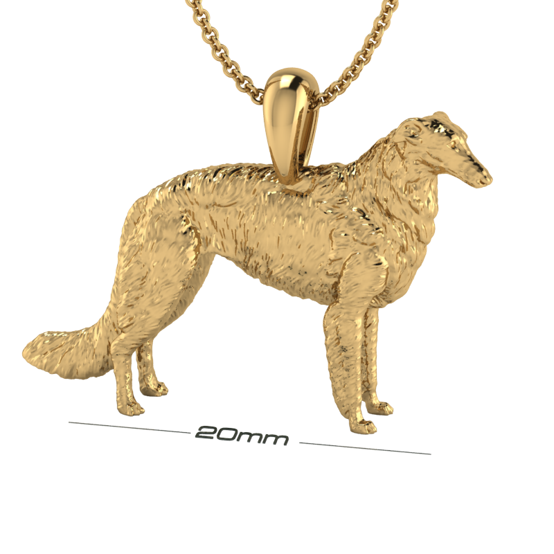 Borzoi pendant