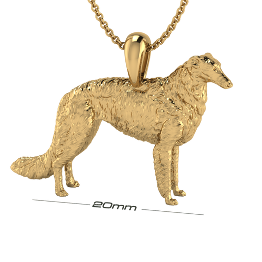Borzoi pendant
