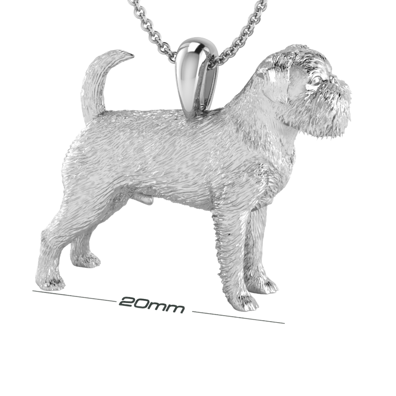 Brussels Griffon pendant