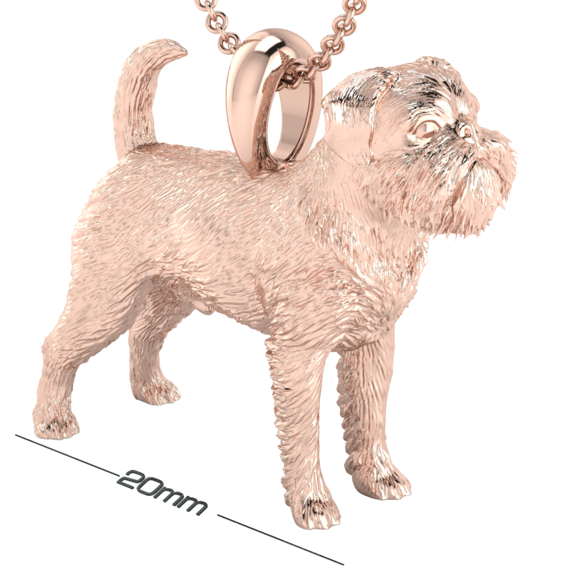 Brussels Griffon pendant