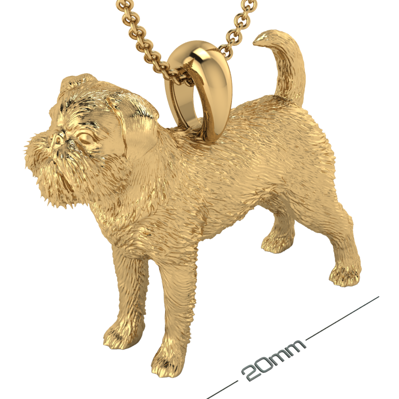 Brussels Griffon pendant