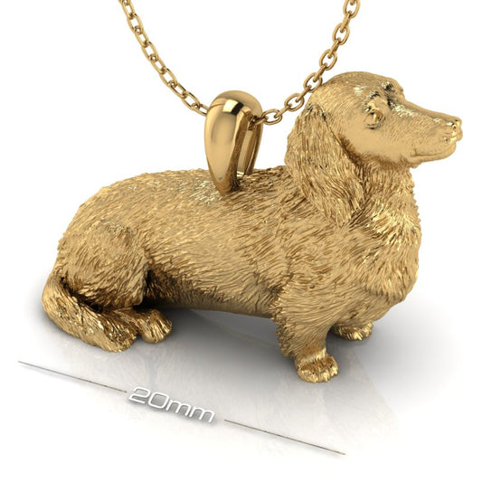 Dachshund (long-hair) pendant