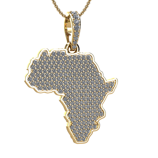 Diamond Africa pendant