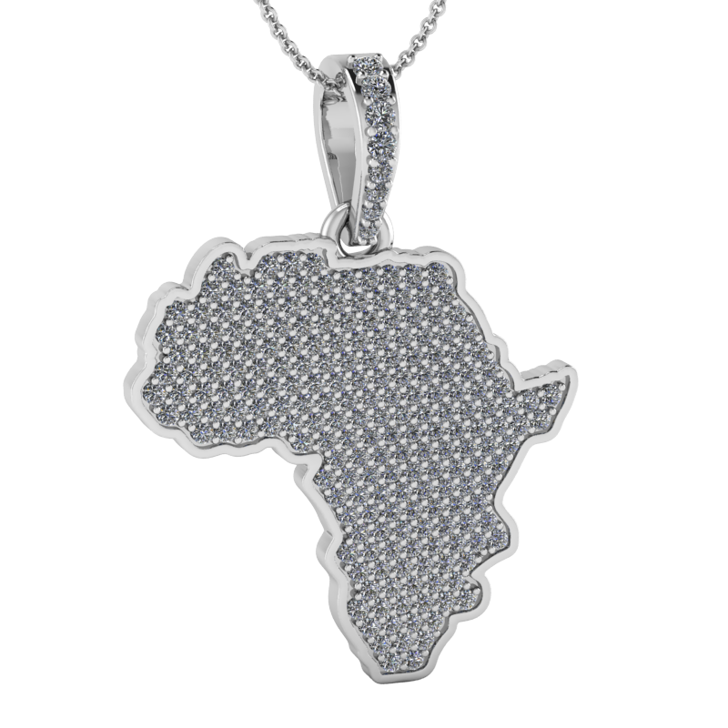 Diamond Africa pendant