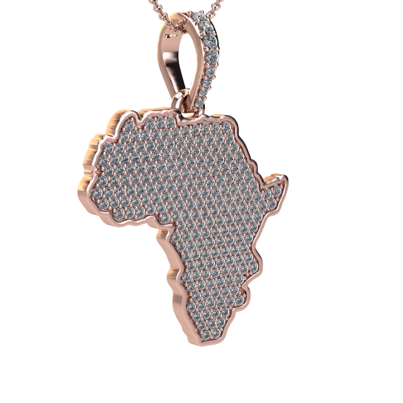 Diamond Africa pendant
