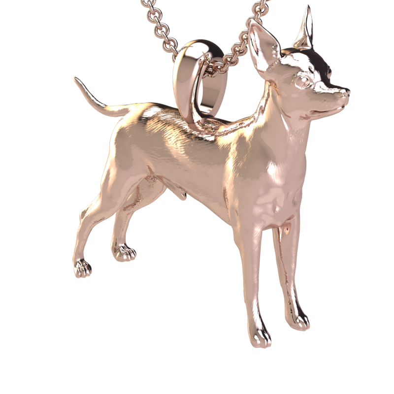 Toy terrier pendant