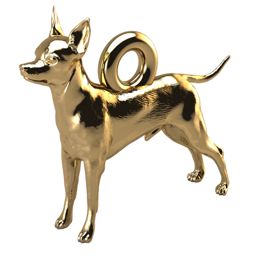 Toy terrier charm
