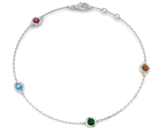 Tutti-Fruti gemstone bracelet