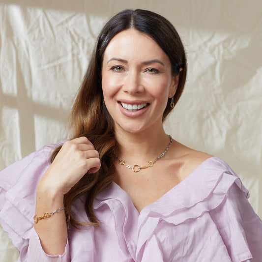Fiorelli Open Circle Chain Link Necklace