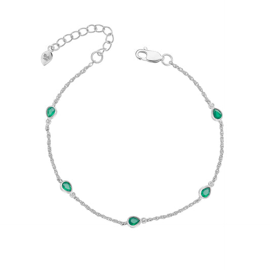 Laura Ashley Thornage Flowers Station Bracelet