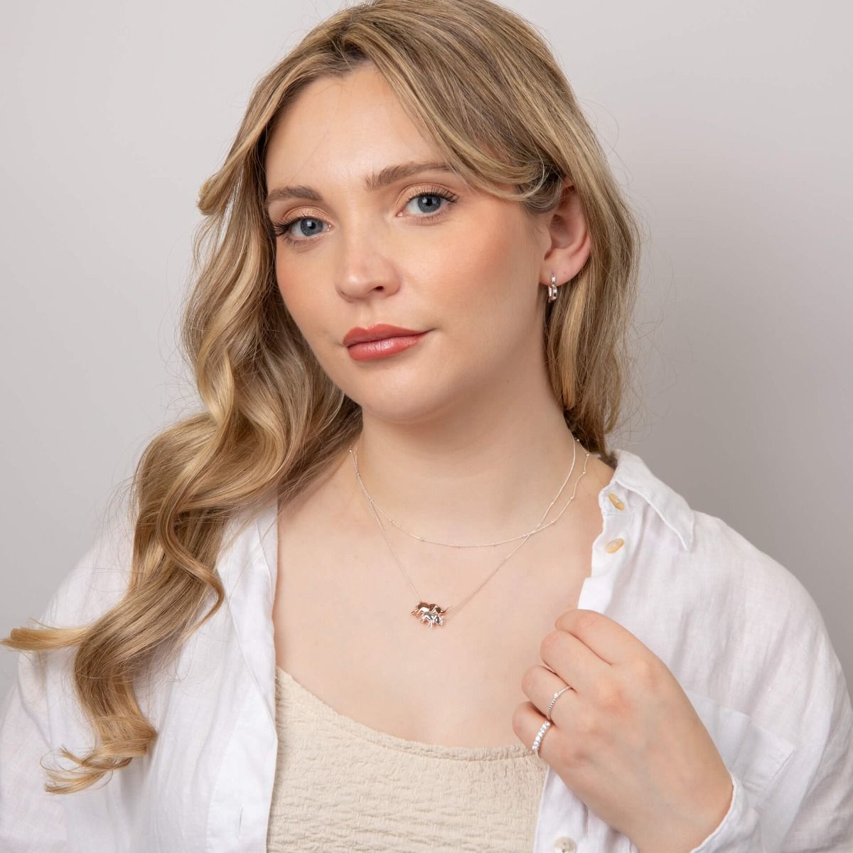 Open Heart Hoop Earrings