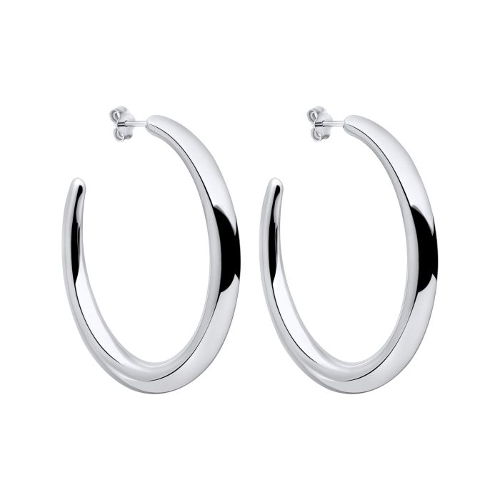 Polished Chunky Hoop Earrings