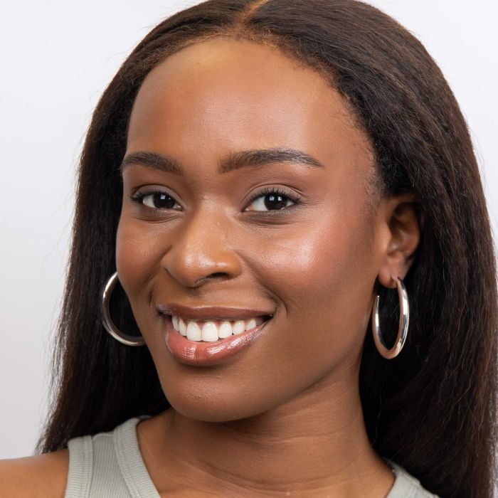 Polished Chunky Hoop Earrings