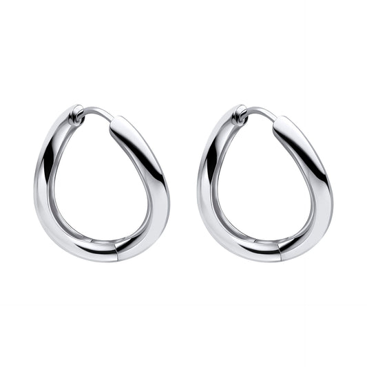 Infinity Twist Hoop Earrings