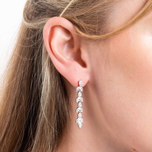 Diamonfire Vine Drop Earrings