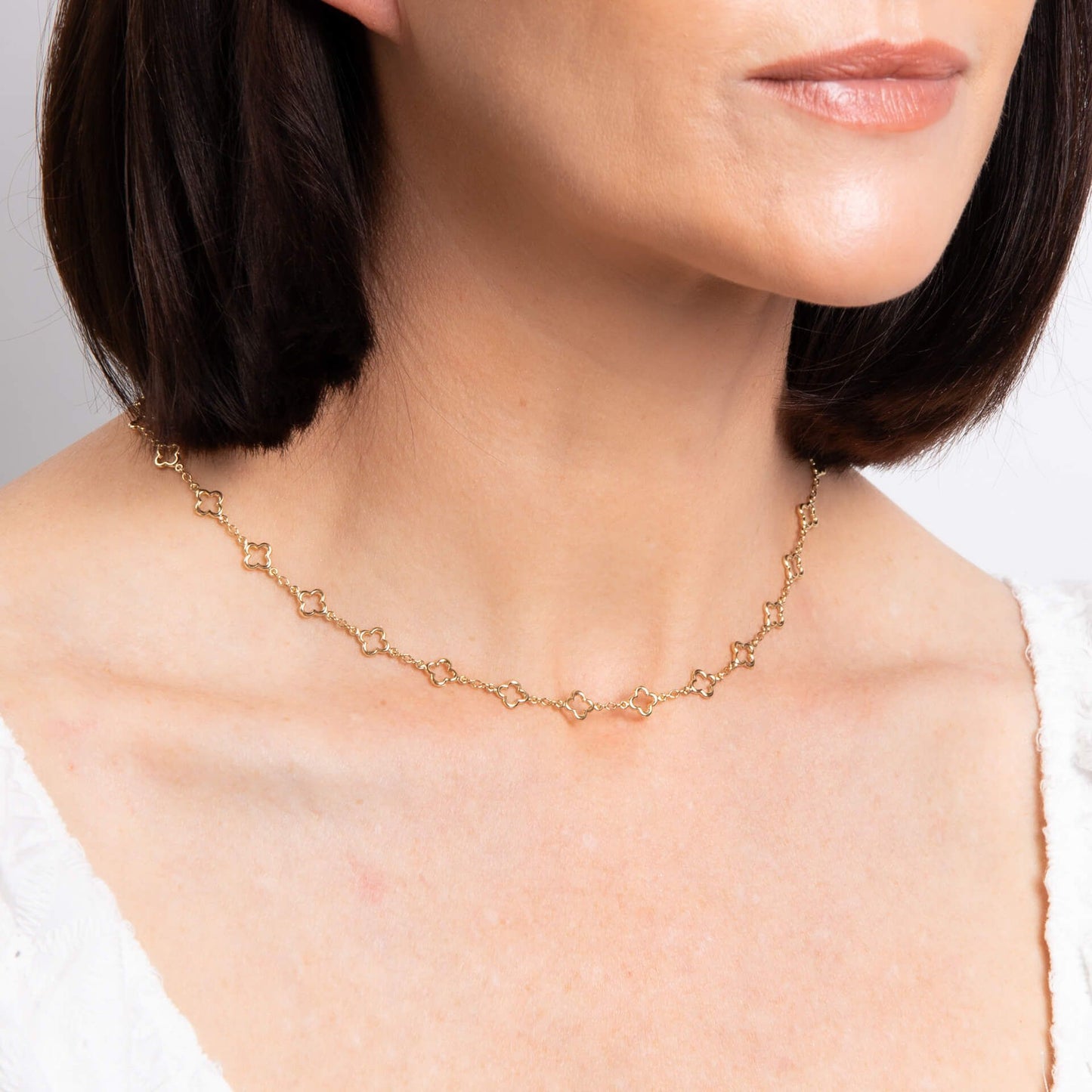 Willow Necklace in 9ct Gold