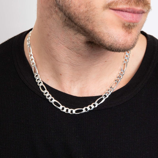 Heavyweight Figaro Chain Necklace 51cm