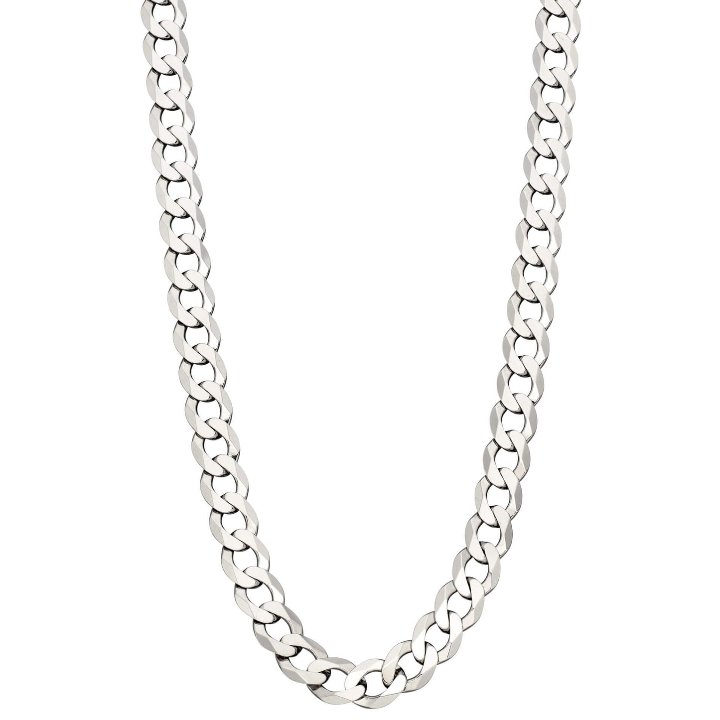 Fred Bennett Heavyweight Diamond Cut Curb Chain Necklace