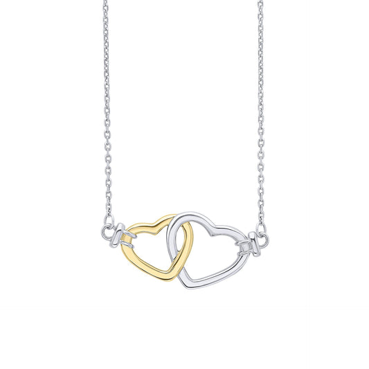 Fiorelli Interlinking Double Heart Necklace