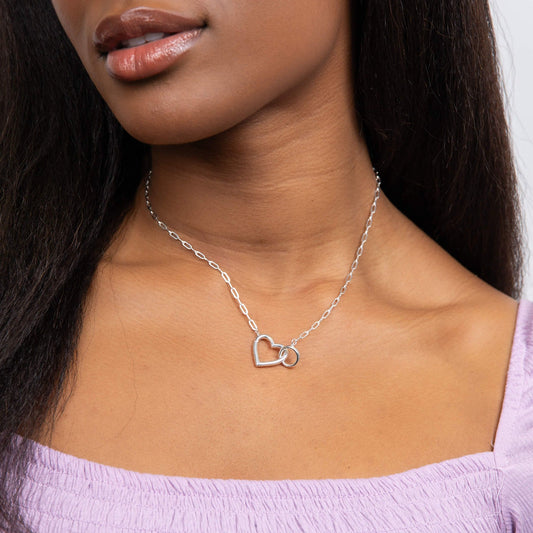 Heart Connection Chain Necklace