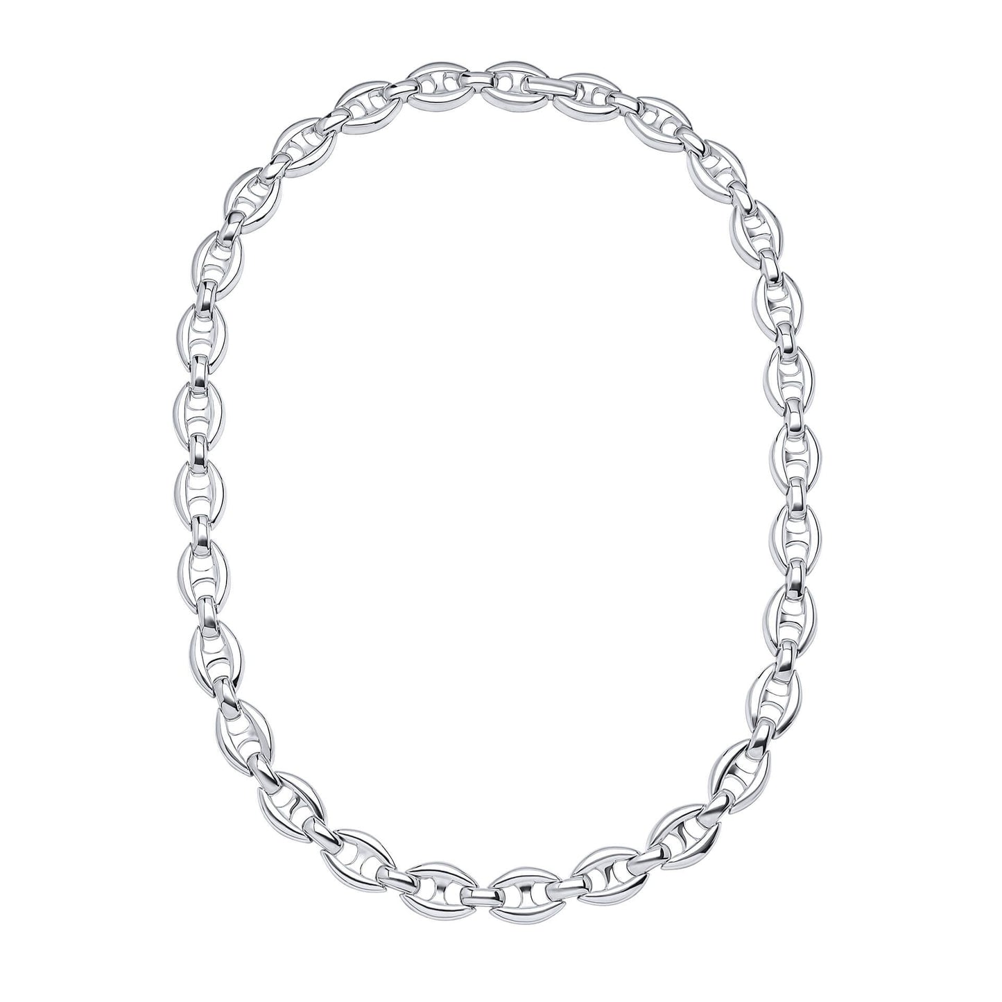 Heavy Weight Linked Chain Necklace