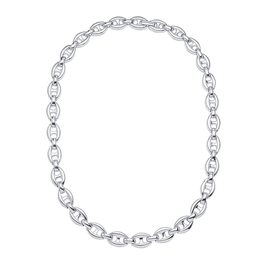 Heavy Weight Linked Chain Necklace