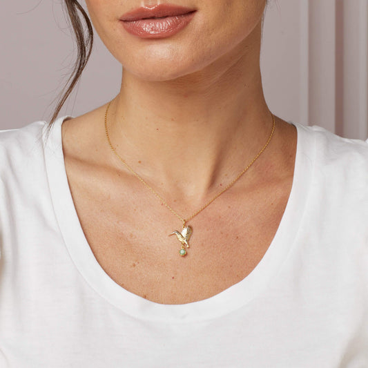 Laura Ashley Llanelli Kingfisher Necklace