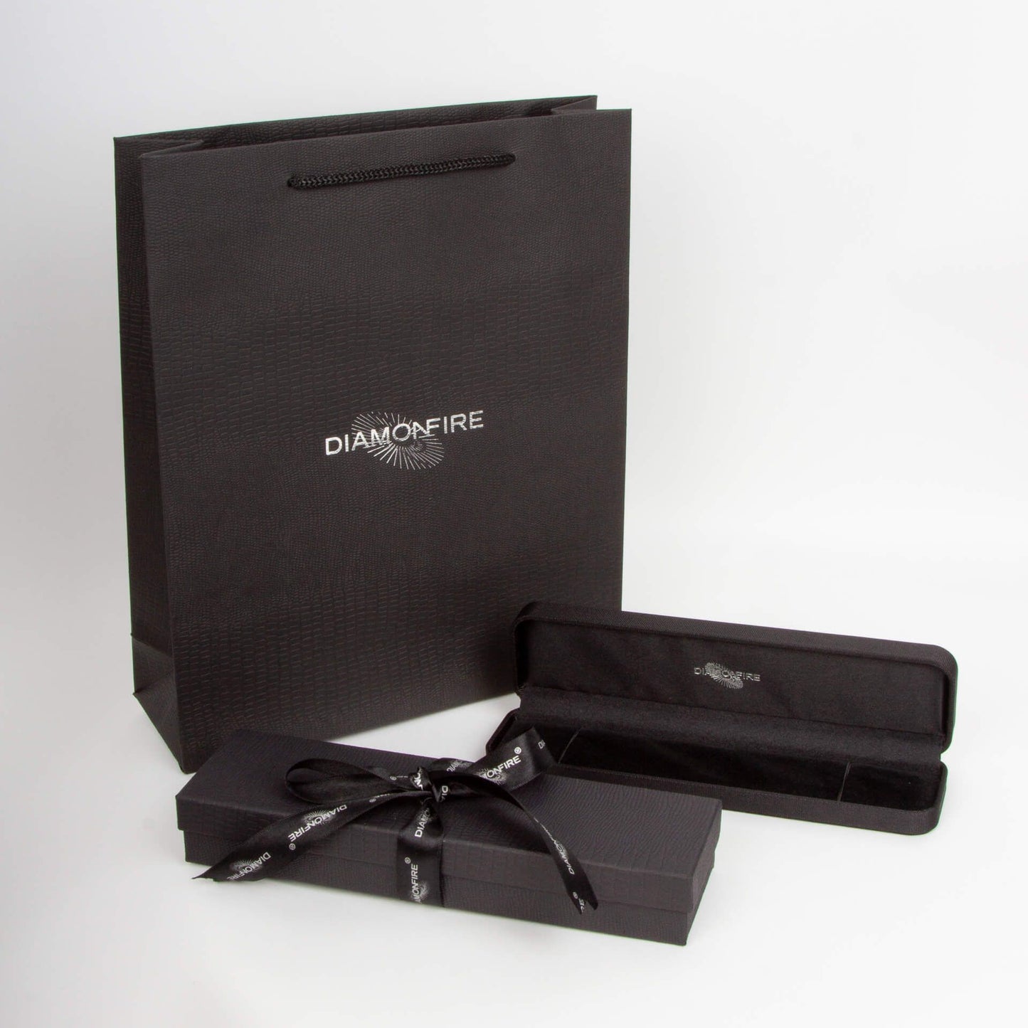 Diamonfire Front Twist Hoop Earrings