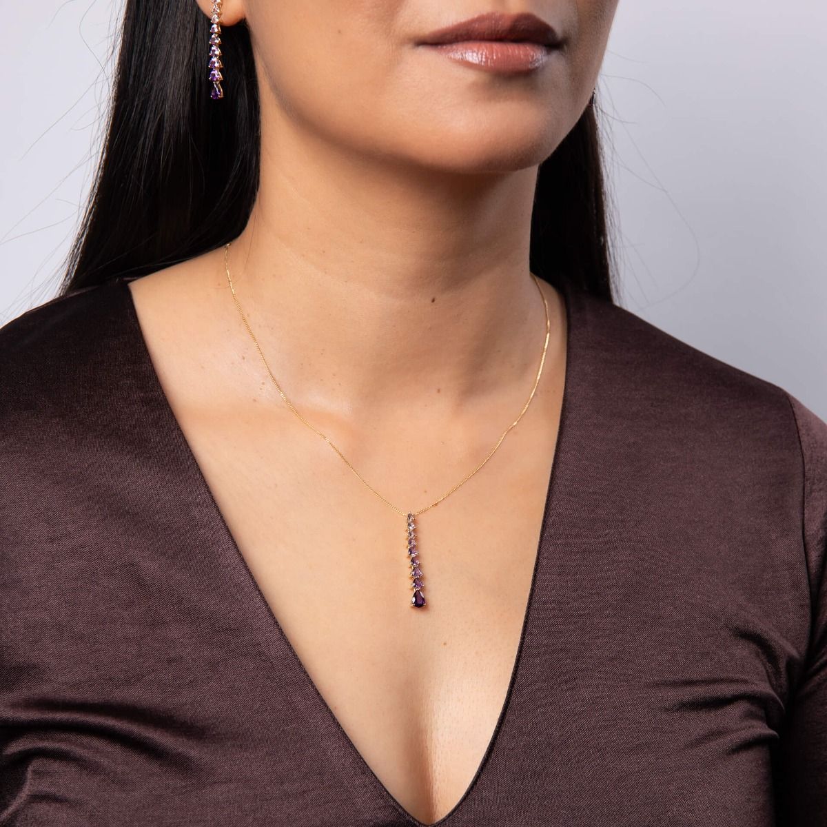 Trillion and Pear Amethyst Christmas Special Kit in 9ct