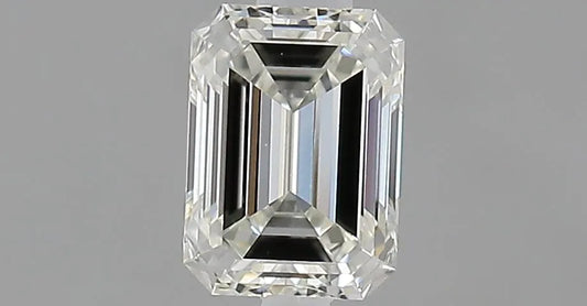 0.70ct Emerald Natural Diamond (Colour G, Clarity VVS2, Cut VG, IGI Certified)