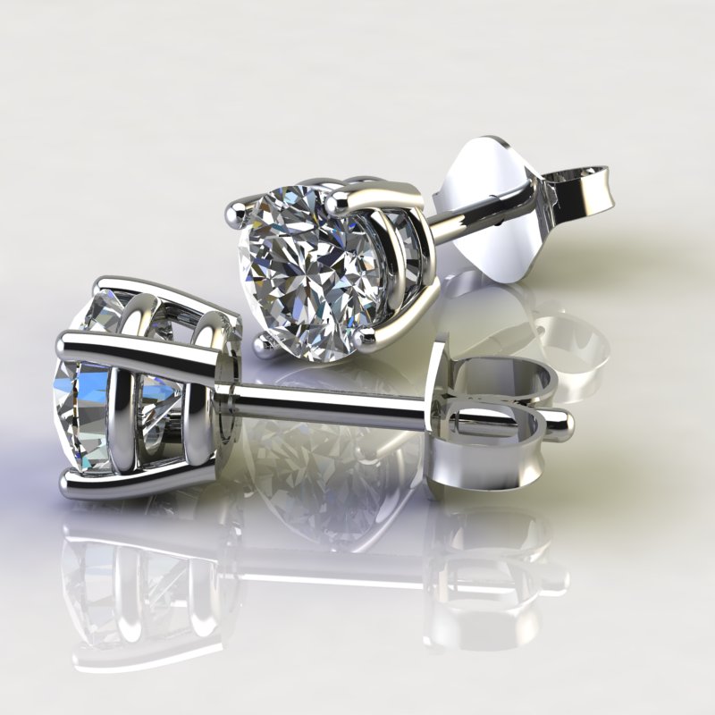 Diamond Claw set Studs 2.00ct