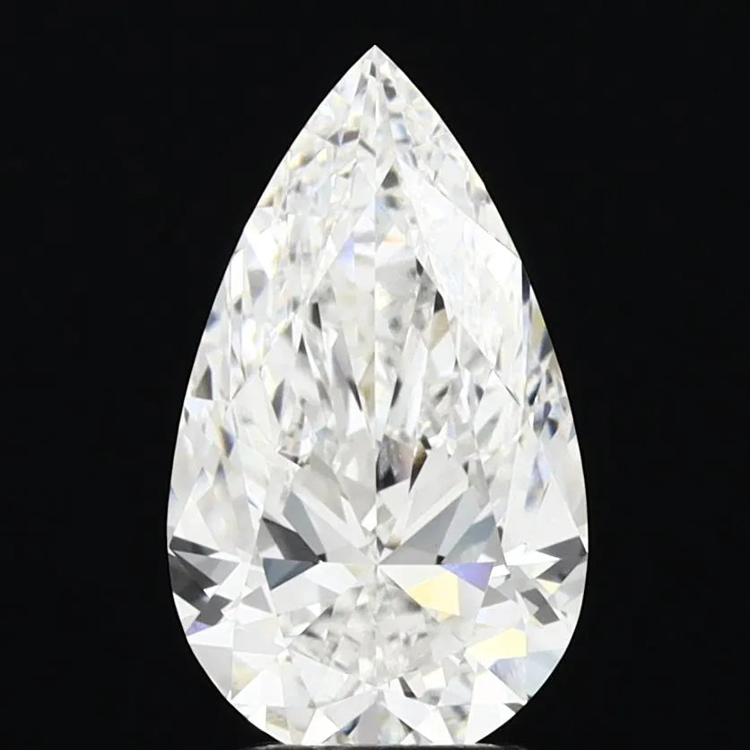 2.93ct Pear Lab Grown Diamond (Colour E, Clarity VVS2, IGI Certified)