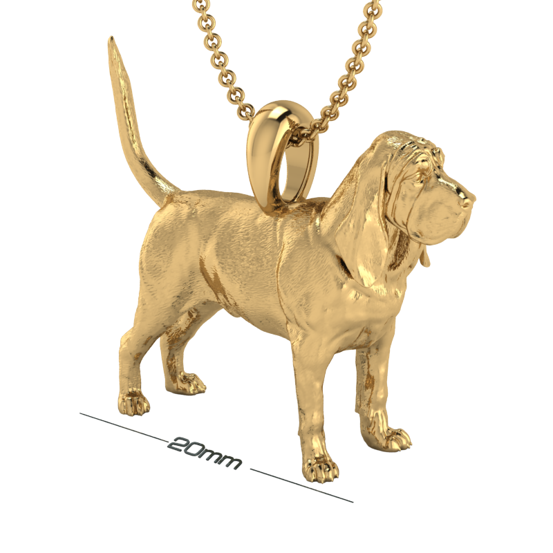 Silver dog pendant necklace with textured fur details on a chain, perfect accessory for dog lovers and jewellery enthusiasts worldwide, also available in solid gold. Made by Chris Simpson Designs in the United Kingdom.