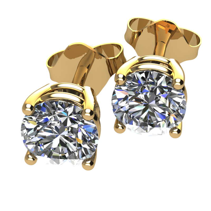 Diamond Claw set Studs 2.00ct