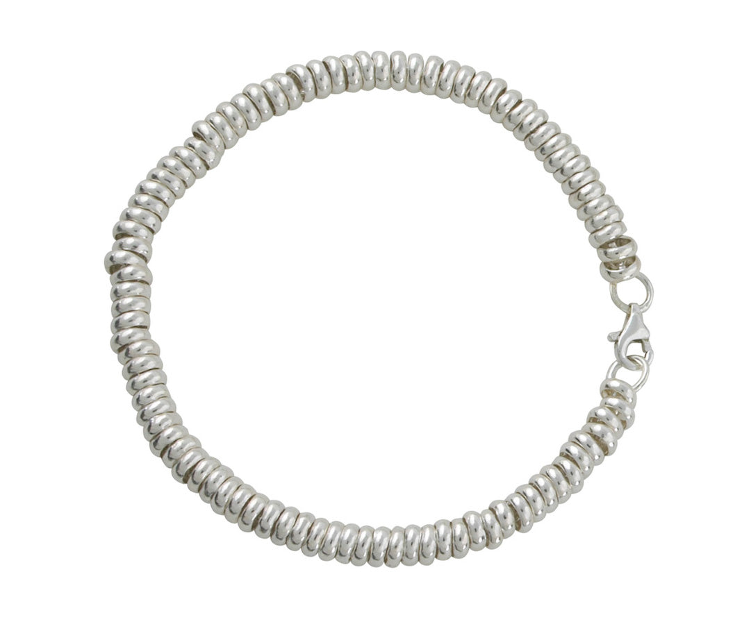 Silver multi link bracelet