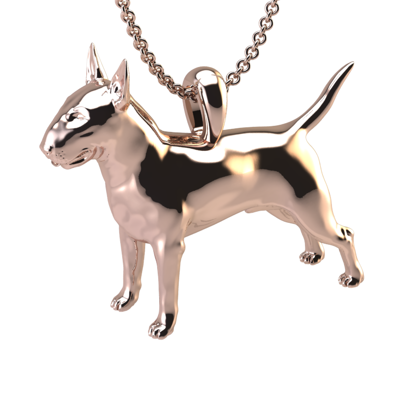 Silver dog pendant necklace with textured fur details on a chain, perfect accessory for dog lovers and jewellery enthusiasts worldwide, also available in solid gold. Made by Chris Simpson Designs in the United Kingdom.