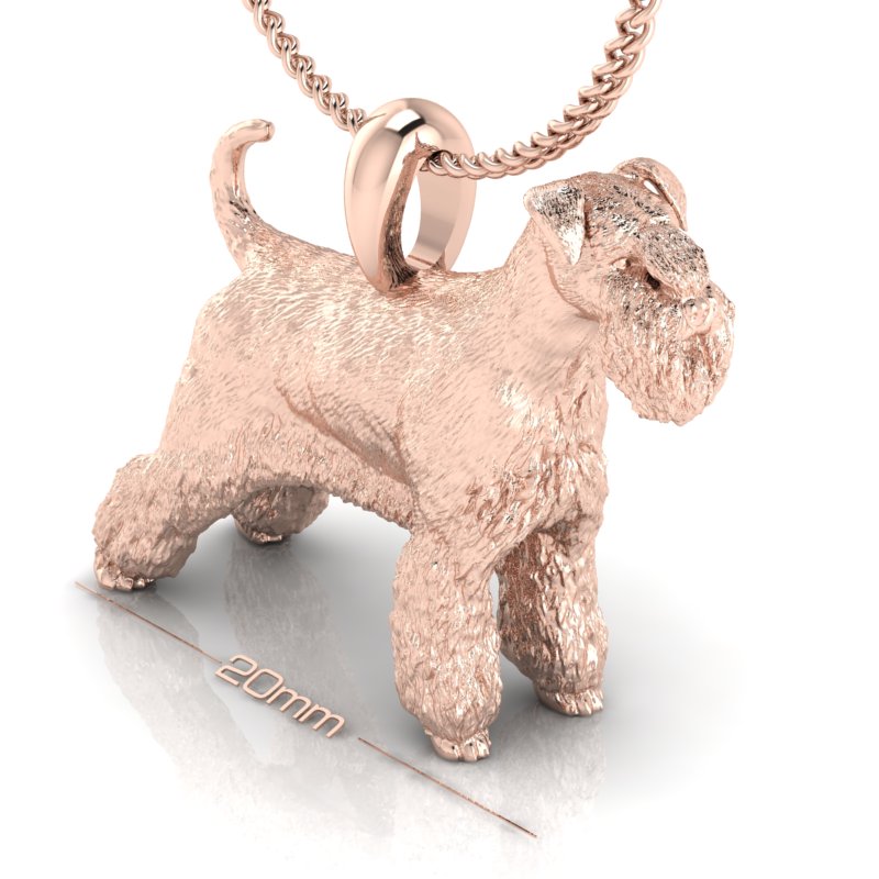 Silver dog pendant necklace with textured fur details on a chain, perfect accessory for dog lovers and jewellery enthusiasts worldwide, also available in solid gold. Made by Chris Simpson Designs in the United Kingdom.
