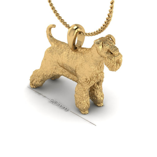 Silver dog pendant necklace with textured fur details on a chain, perfect accessory for dog lovers and jewellery enthusiasts worldwide, also available in solid gold. Made by Chris Simpson Designs in the United Kingdom.