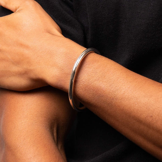 Fred Bennett Oxidised Patterned Bangle