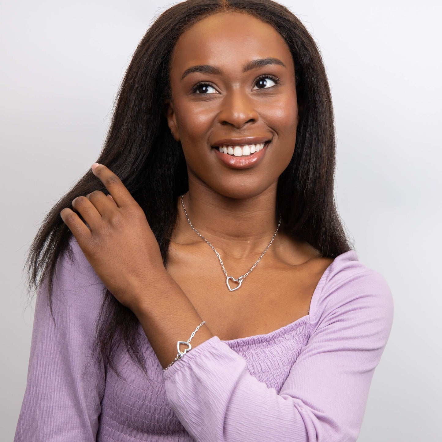 Heart Connection Chain Necklace