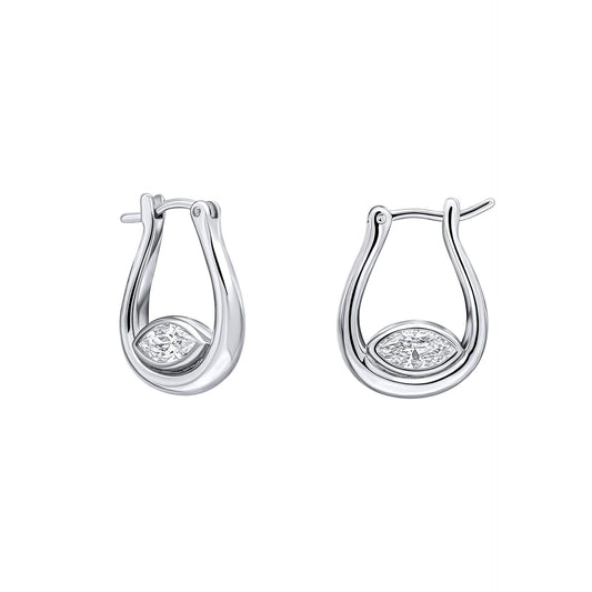 Fiorelli Nestled Cubic Zirconia Hoop Earrings