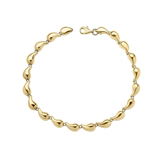 Organic Droplet Tennis Bracelet in 9ct Gold
