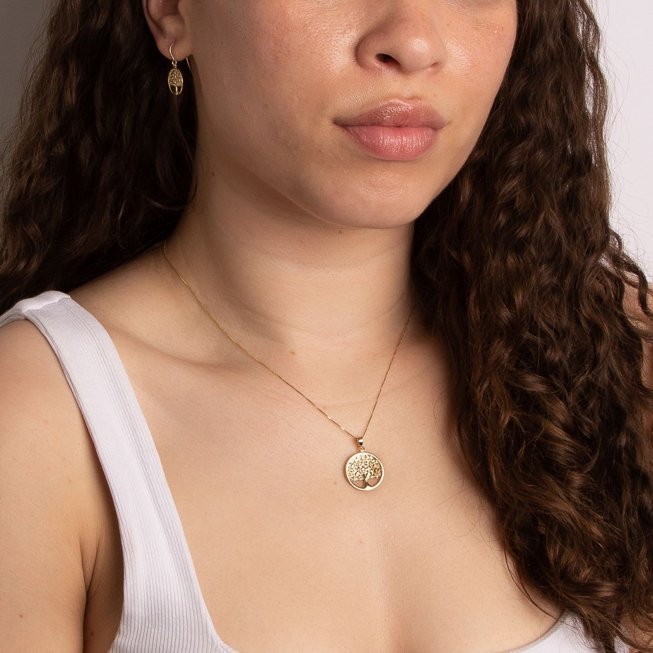 Detailed Tree of Life Pendant in 9ct Gold