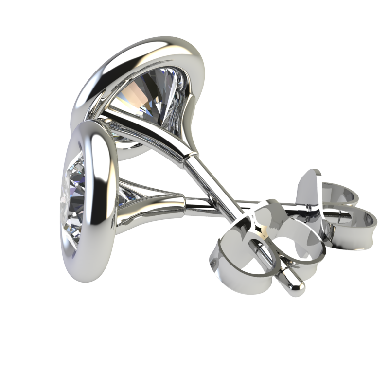 Diamond Link Set Studs 1.00ct